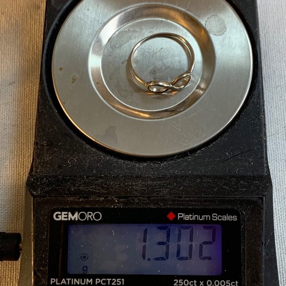 Sterling Silver 925 Infinity Band, Minimalist Design, 6mm Wide .75mm Band Size 9 - Picture 10 of 11